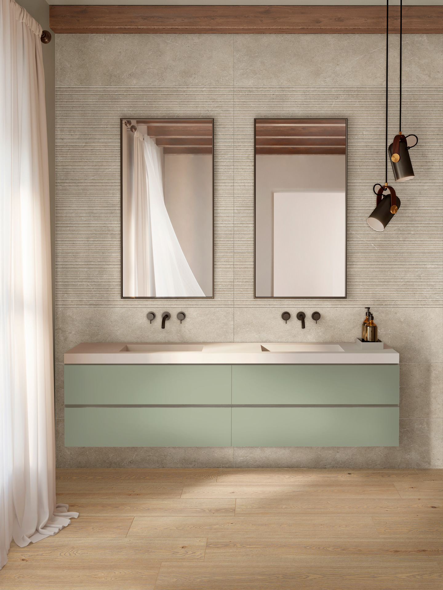 Limestone Wall / интерьер