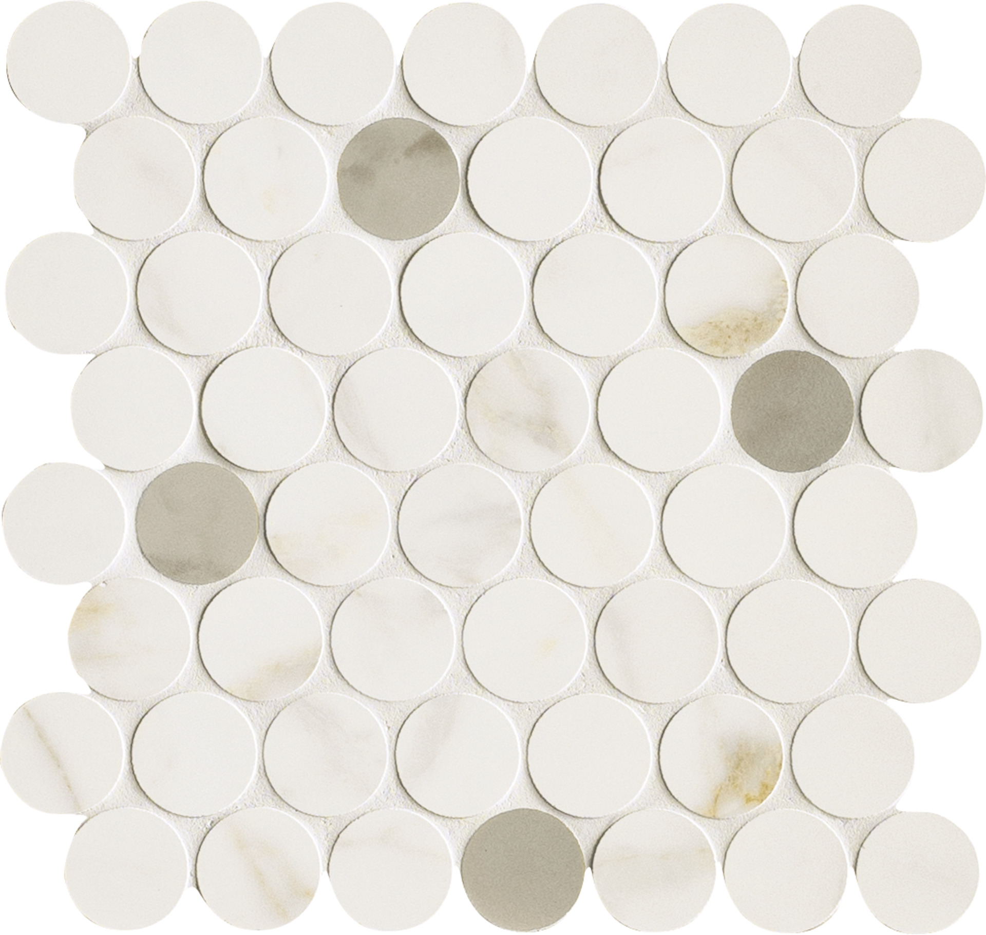 Мозаика Circle Calacatta Gold