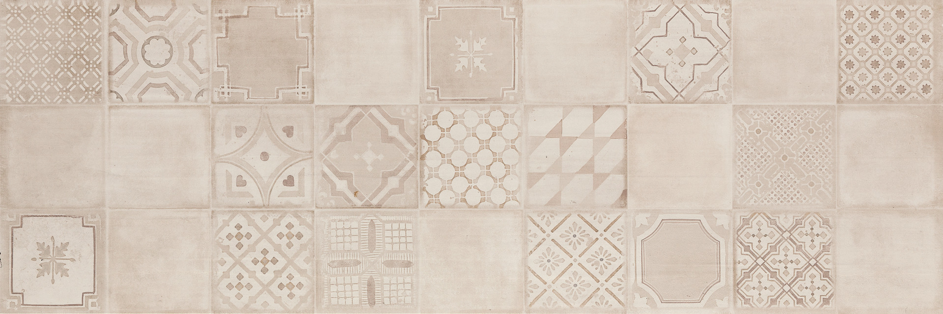 Декор Cementine Beige/Fango
