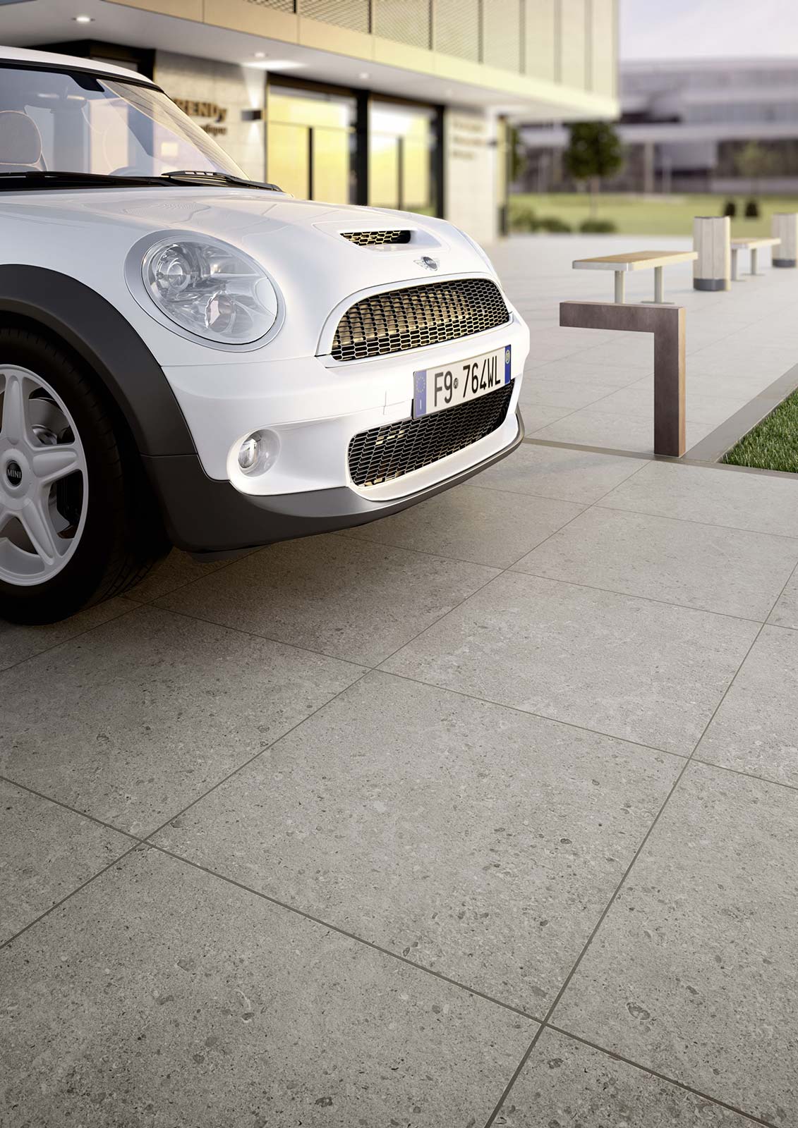 Mystone Gris Fleury20 / интерьер