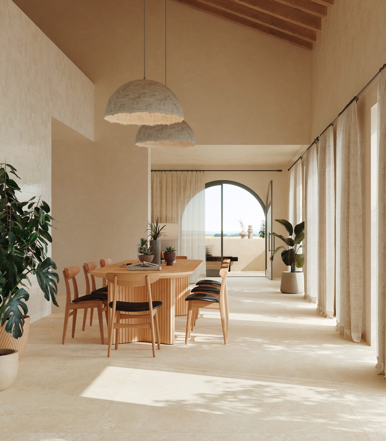 Mystone Limestone в интерьере