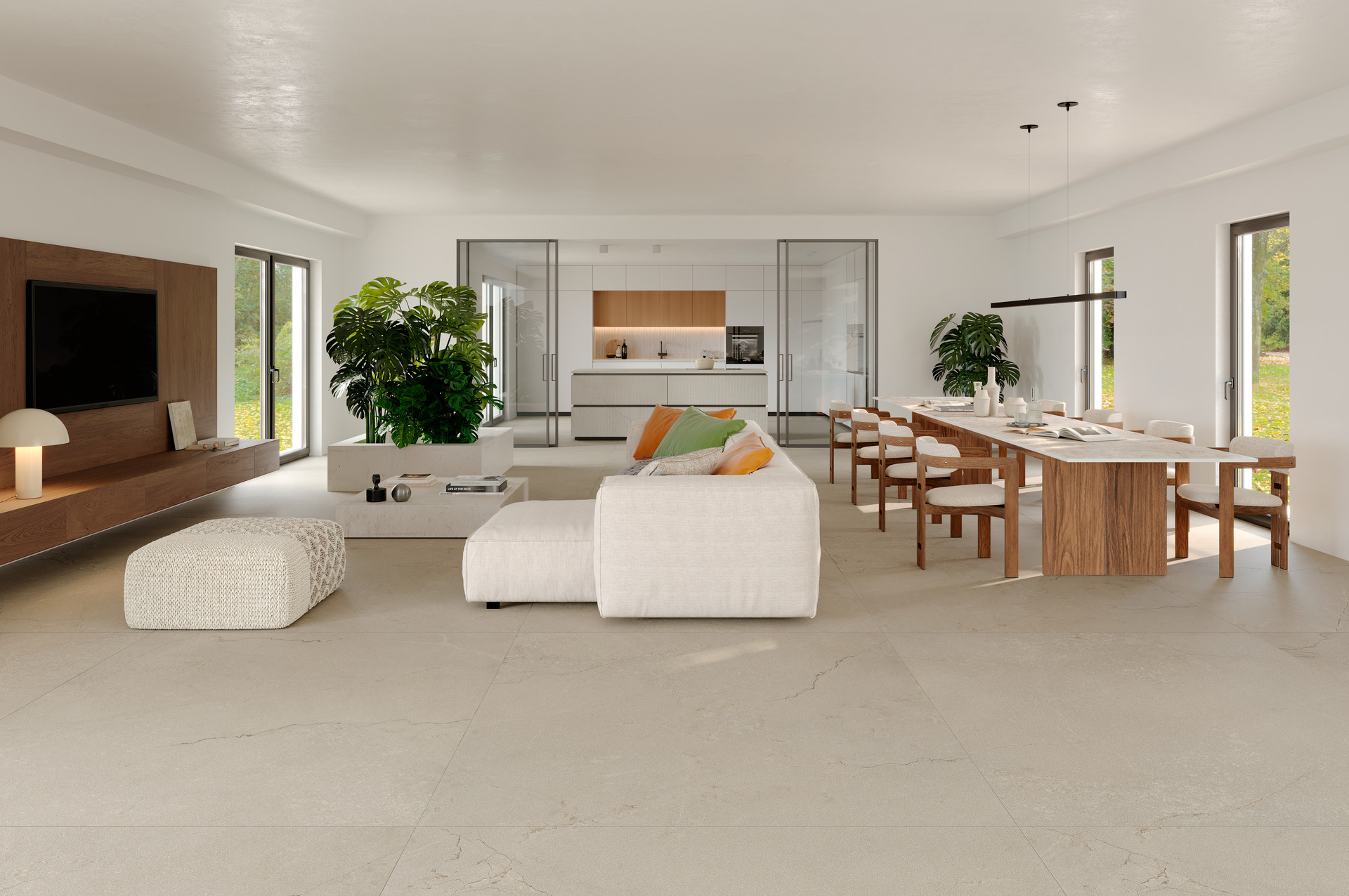 Mystone Pietra di Sicilia в интерьере