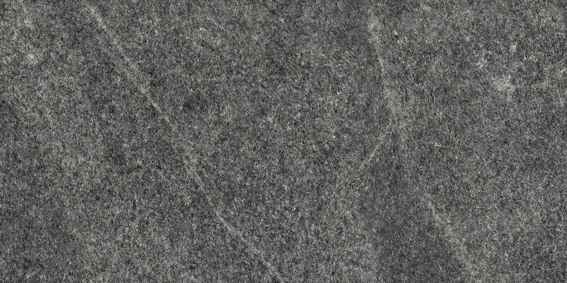Керамогранит Quarzite Black Strutturato Rett. 30×60 см - коллекция Mystone Quarzite, Marazzi