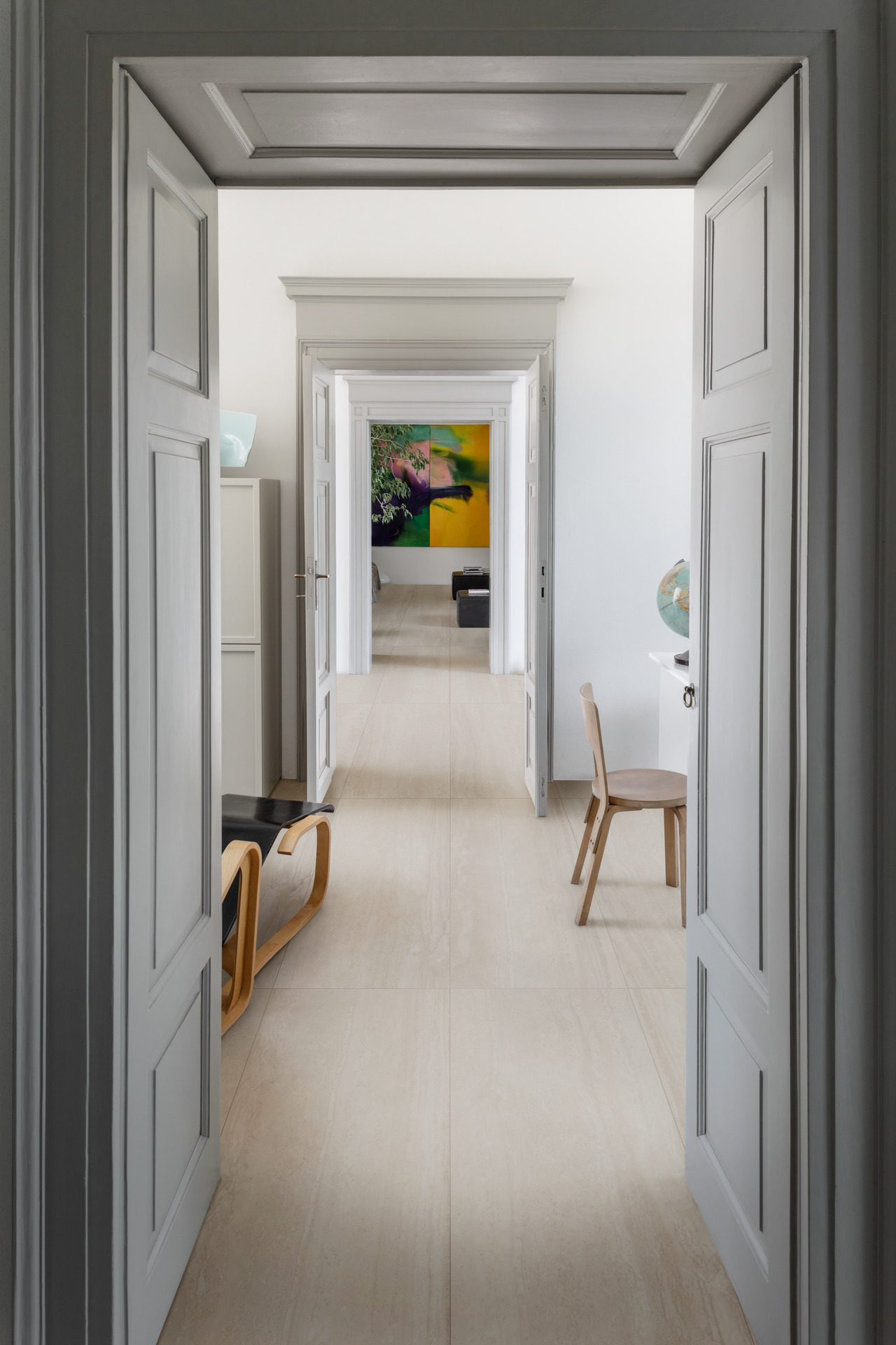 Mystone Travertino / интерьер