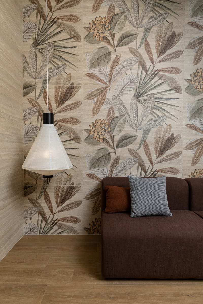 Mystone Travertino в интерьере