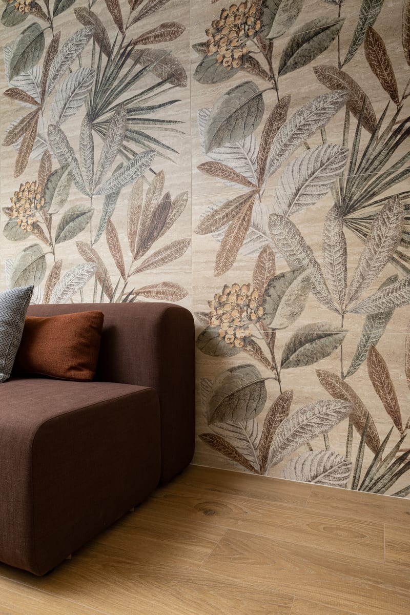 Mystone Travertino в интерьере