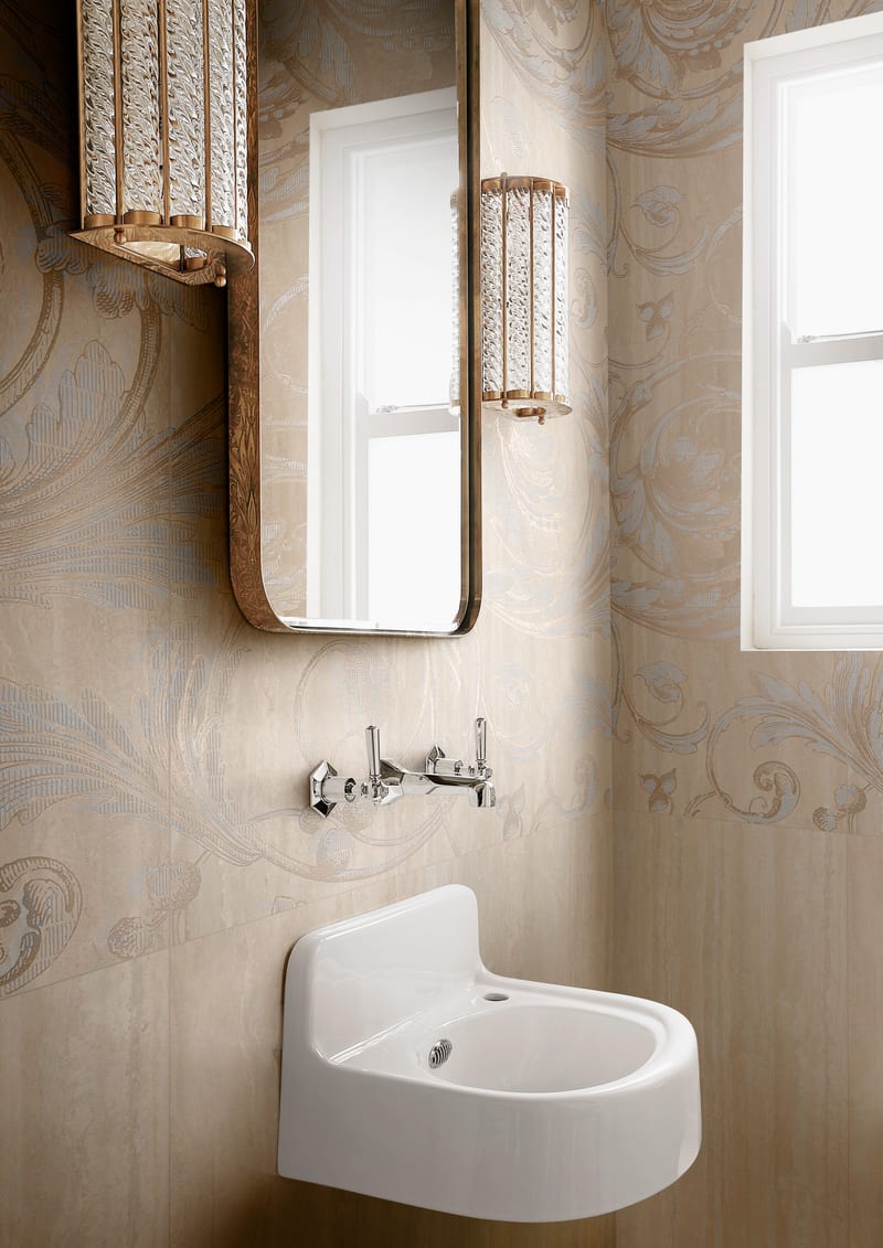 Mystone Travertino в интерьере