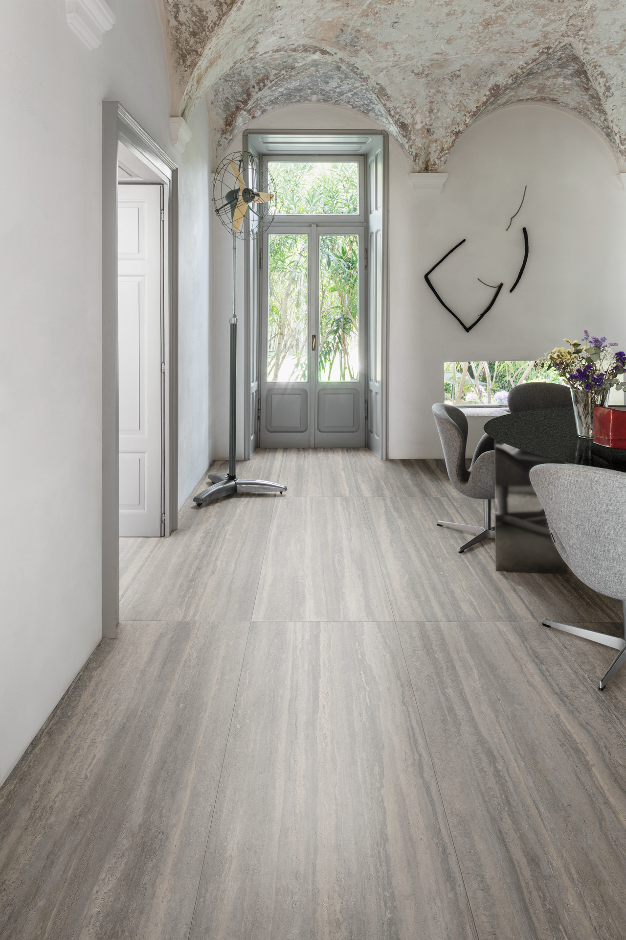Mystone Travertino в интерьере