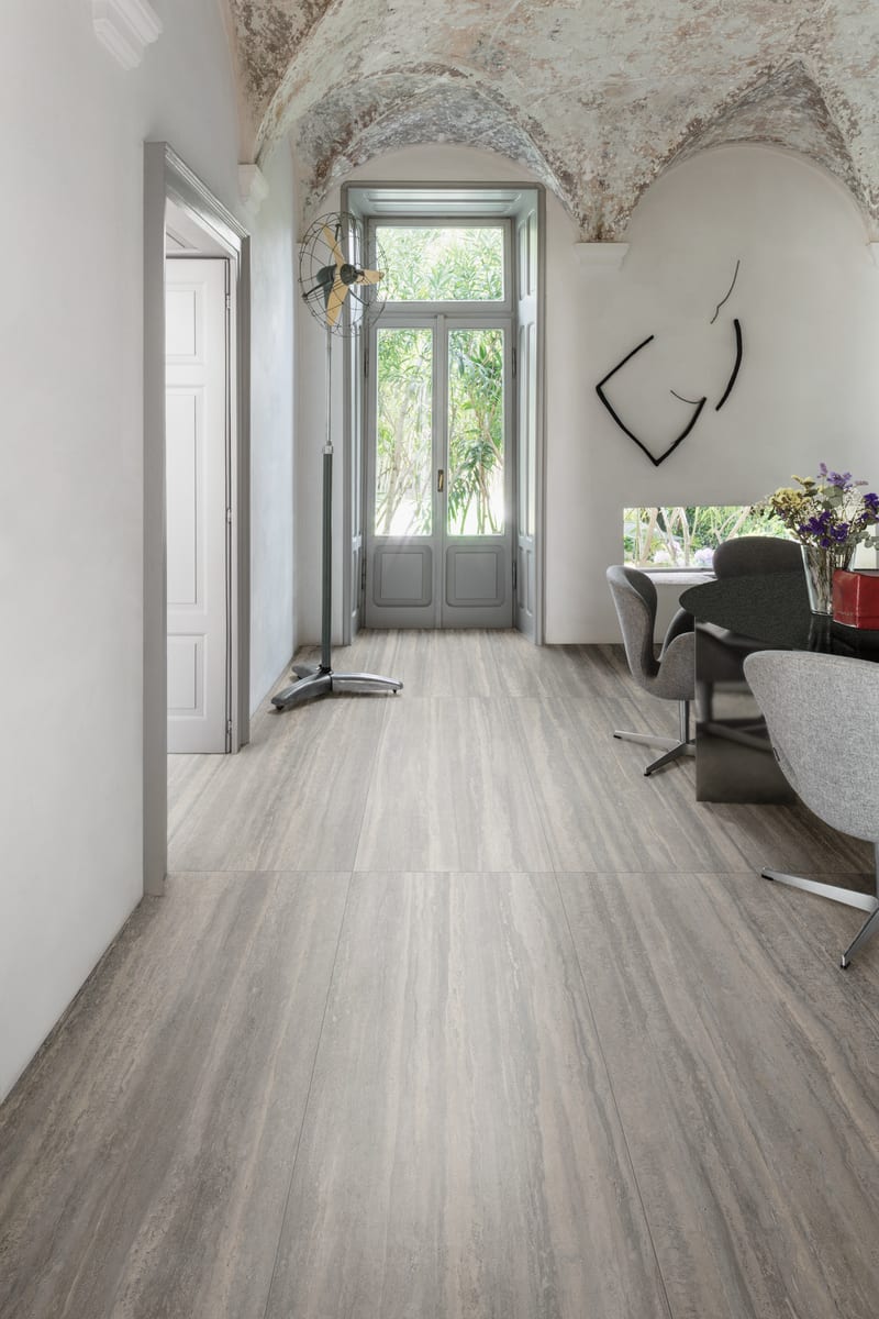 Mystone Travertino в интерьере