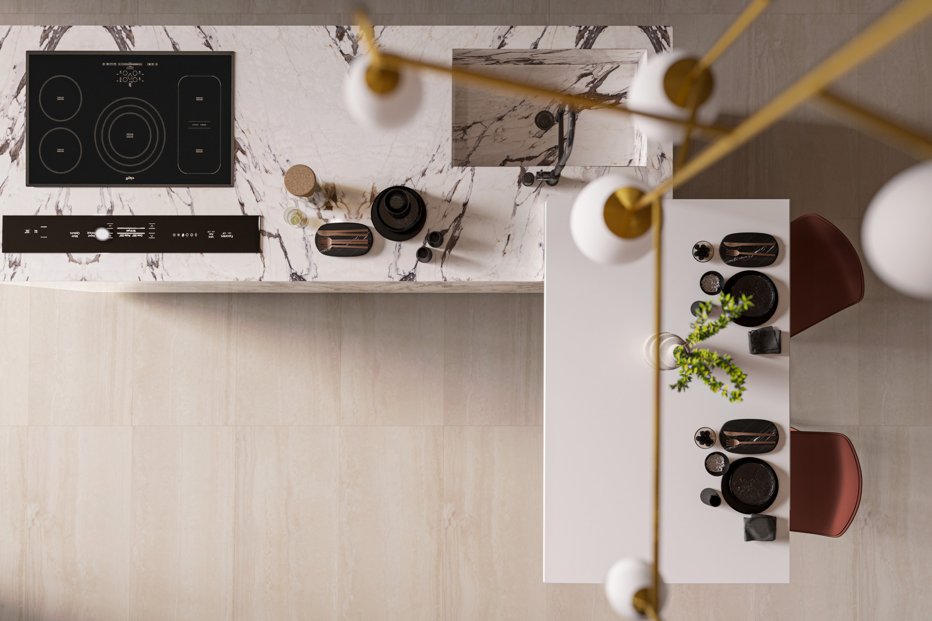 Mystone Travertino / интерьер