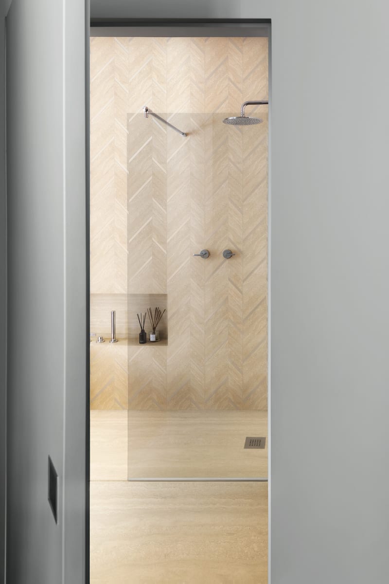 Mystone Travertino в интерьере