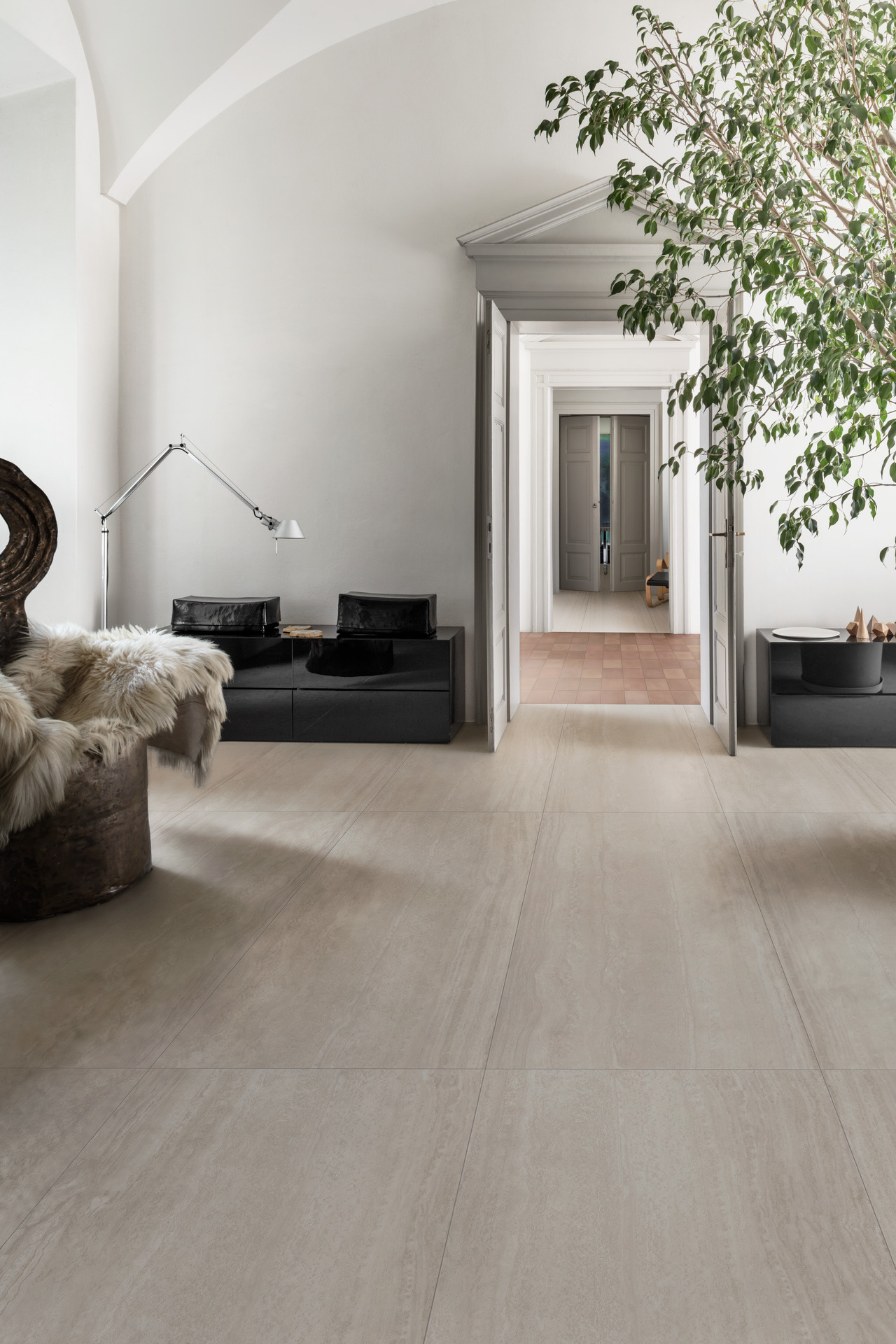 Mystone Travertino / интерьер