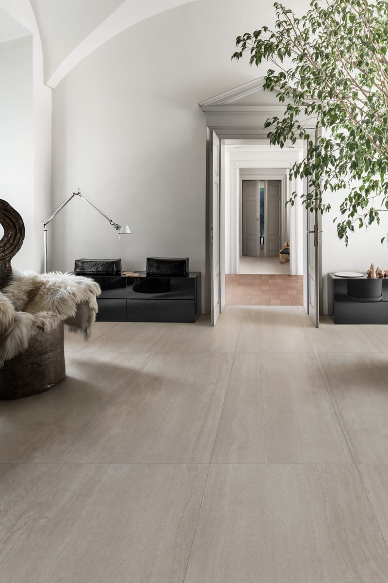 Mystone Travertino в интерьере