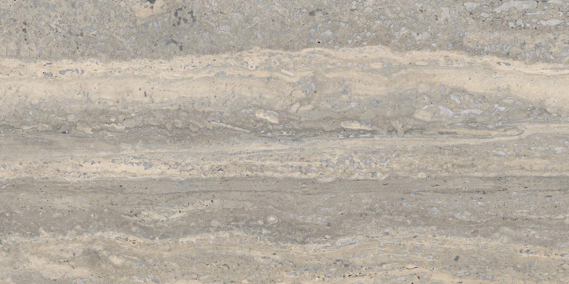 Керамогранит Mystone Travertino Silver Lux Rett. 30×60 см - коллекция Mystone Travertino, Marazzi