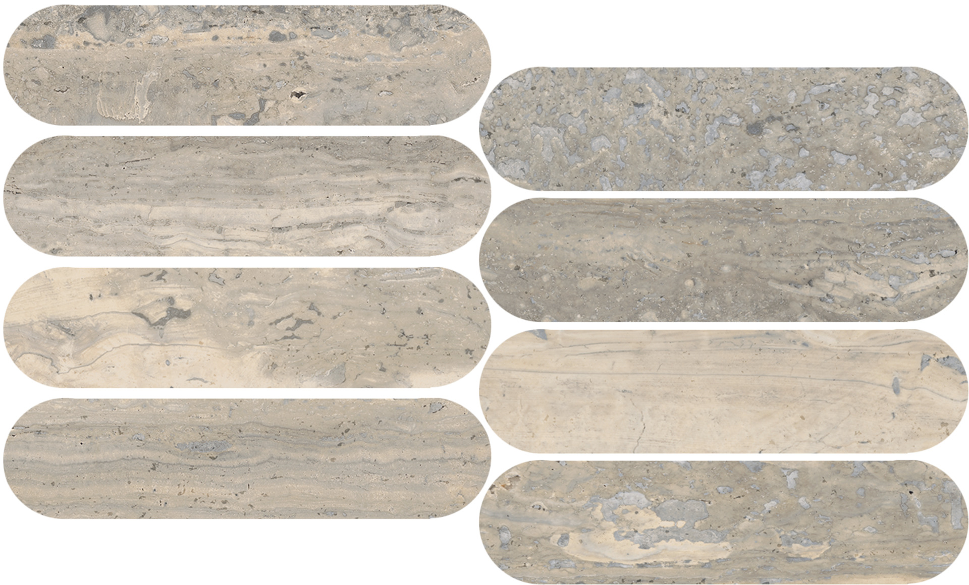 Мозаика Ovale Silver
