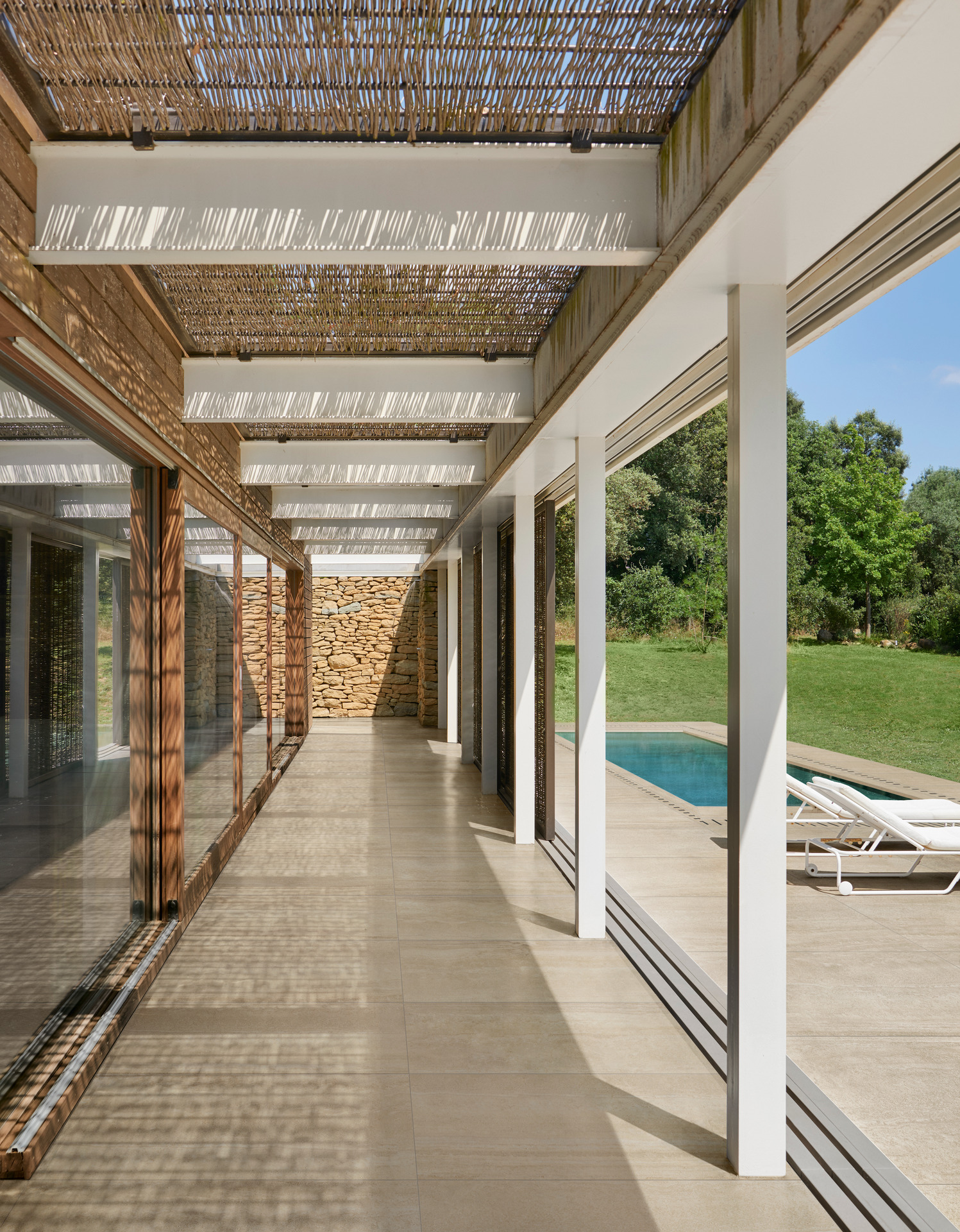 Mystone Travertino20 в интерьере