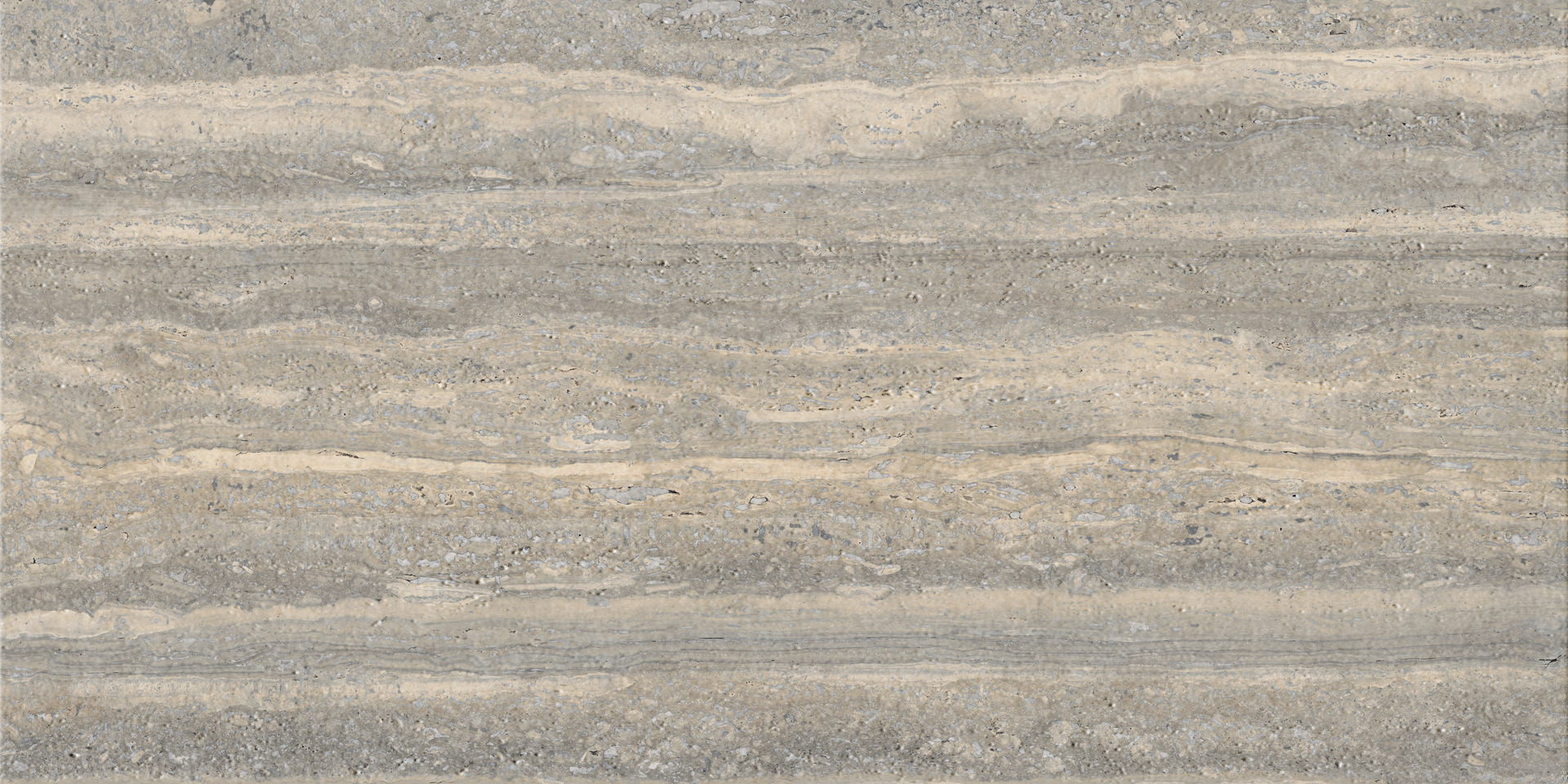 Travertino20 Silver Strutturato Rett.