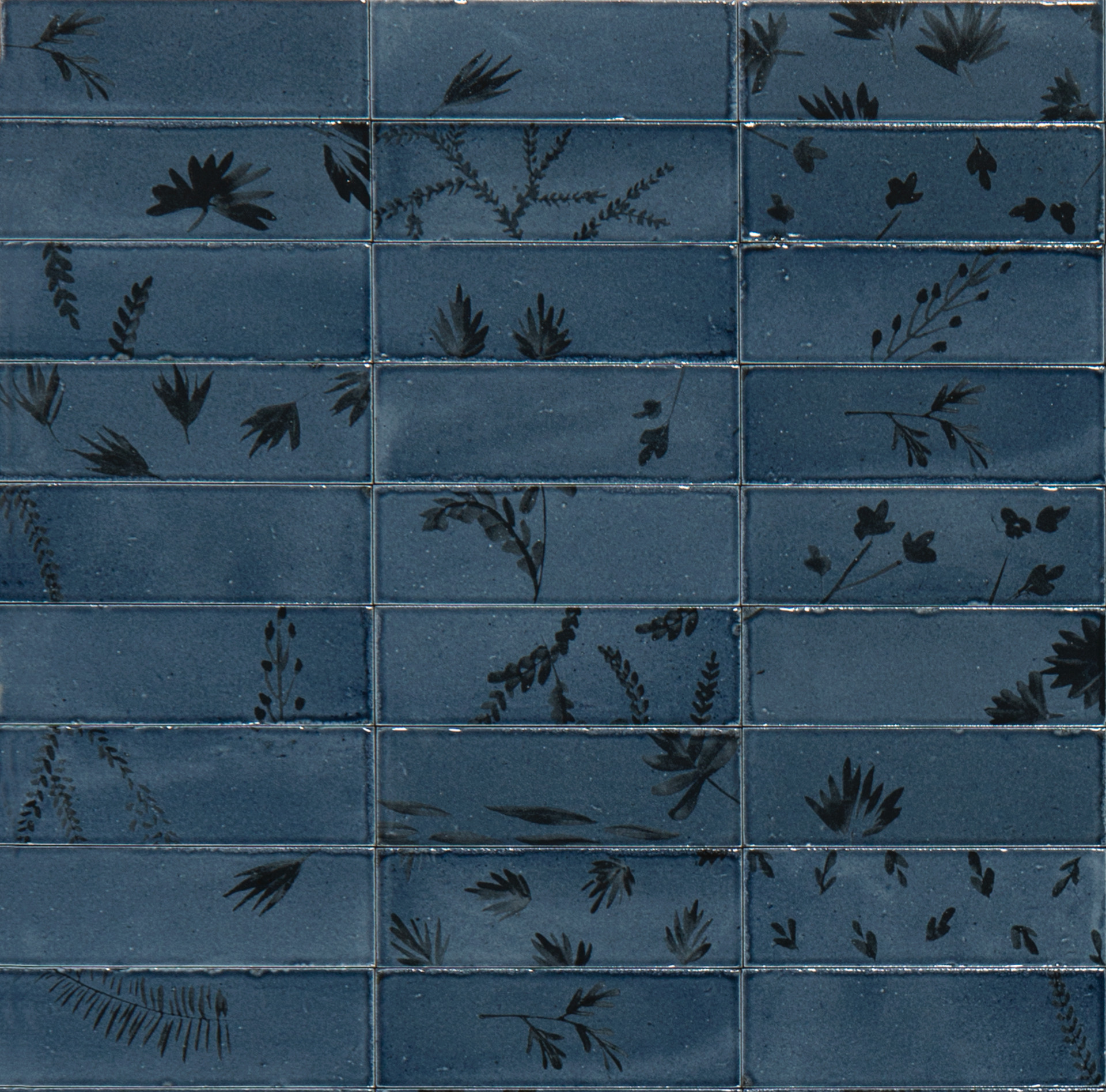 Декор Leaf Blu