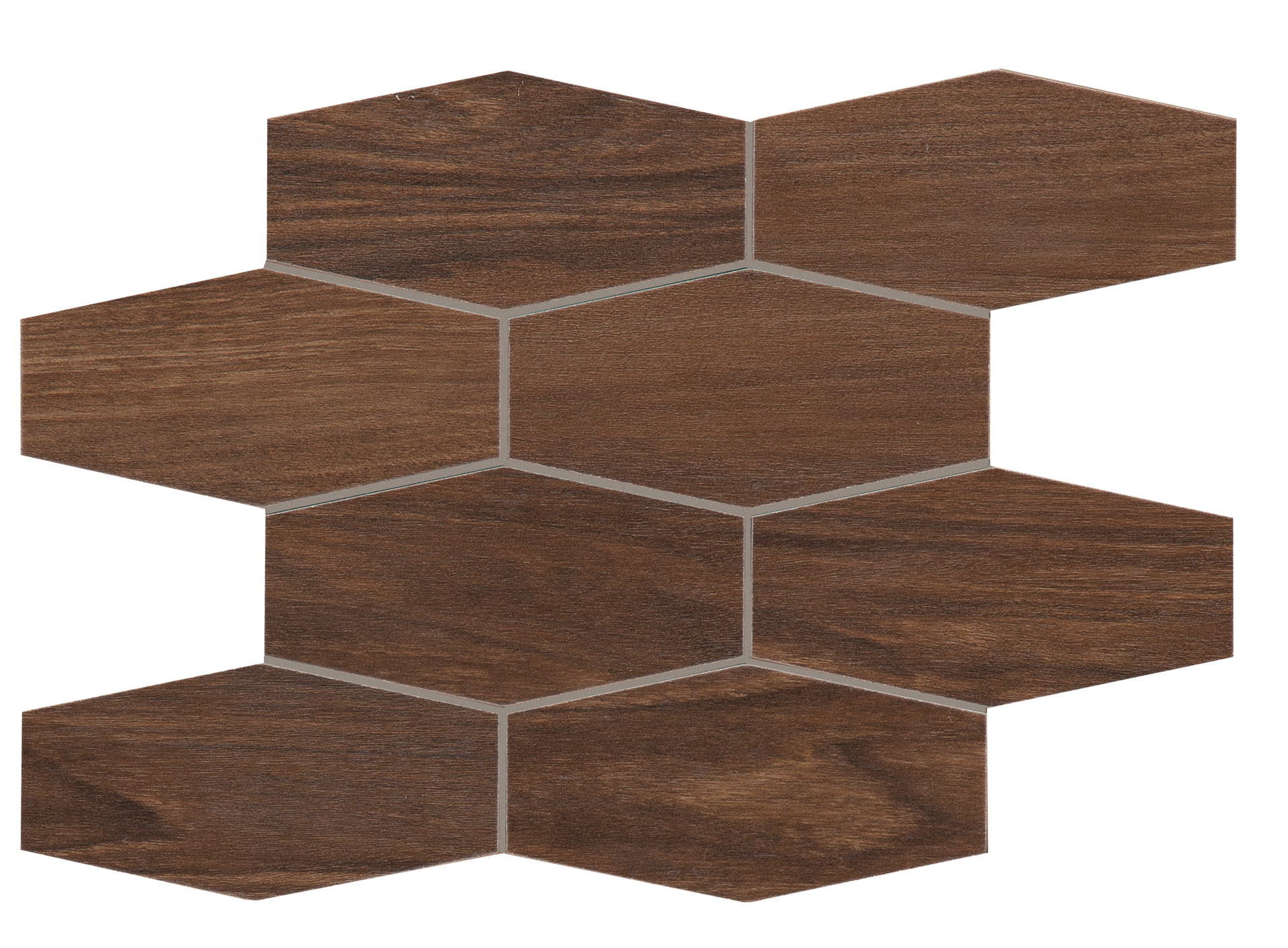 Керамогранит Мозаика Esagona Noce Americano 25×30 см