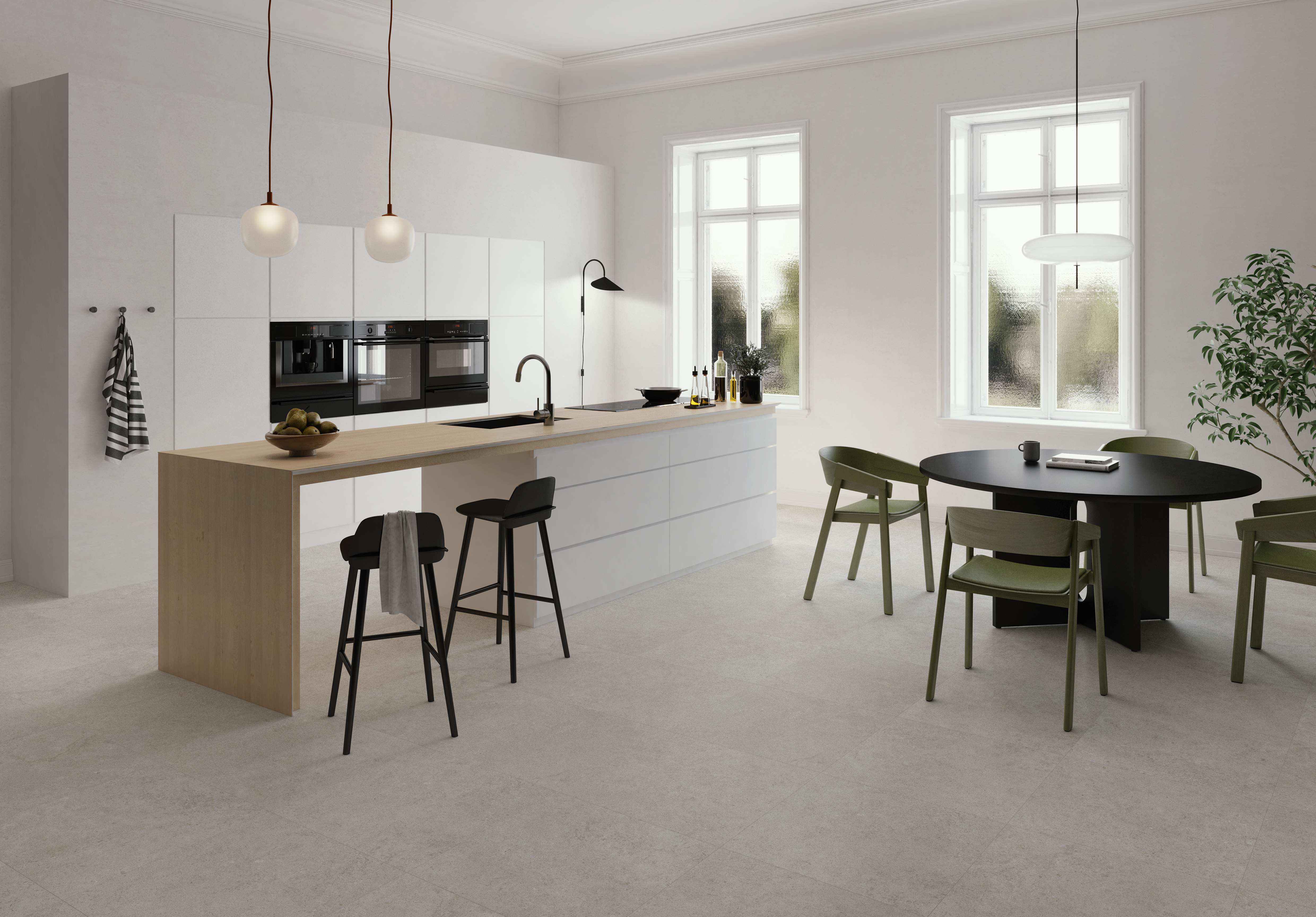 CLUNY PORCELAIN в интерьере