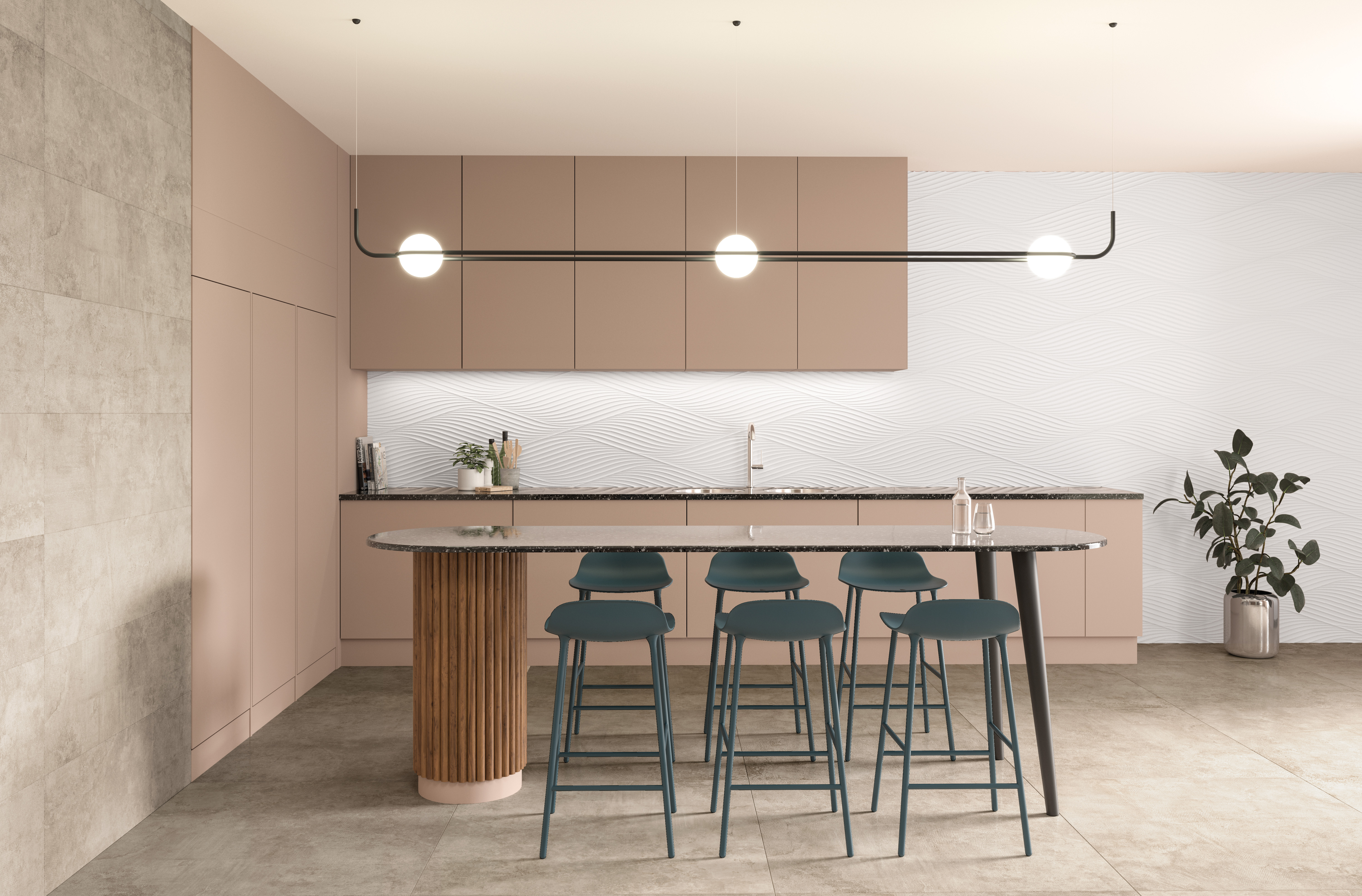 Cotton Wall / интерьер