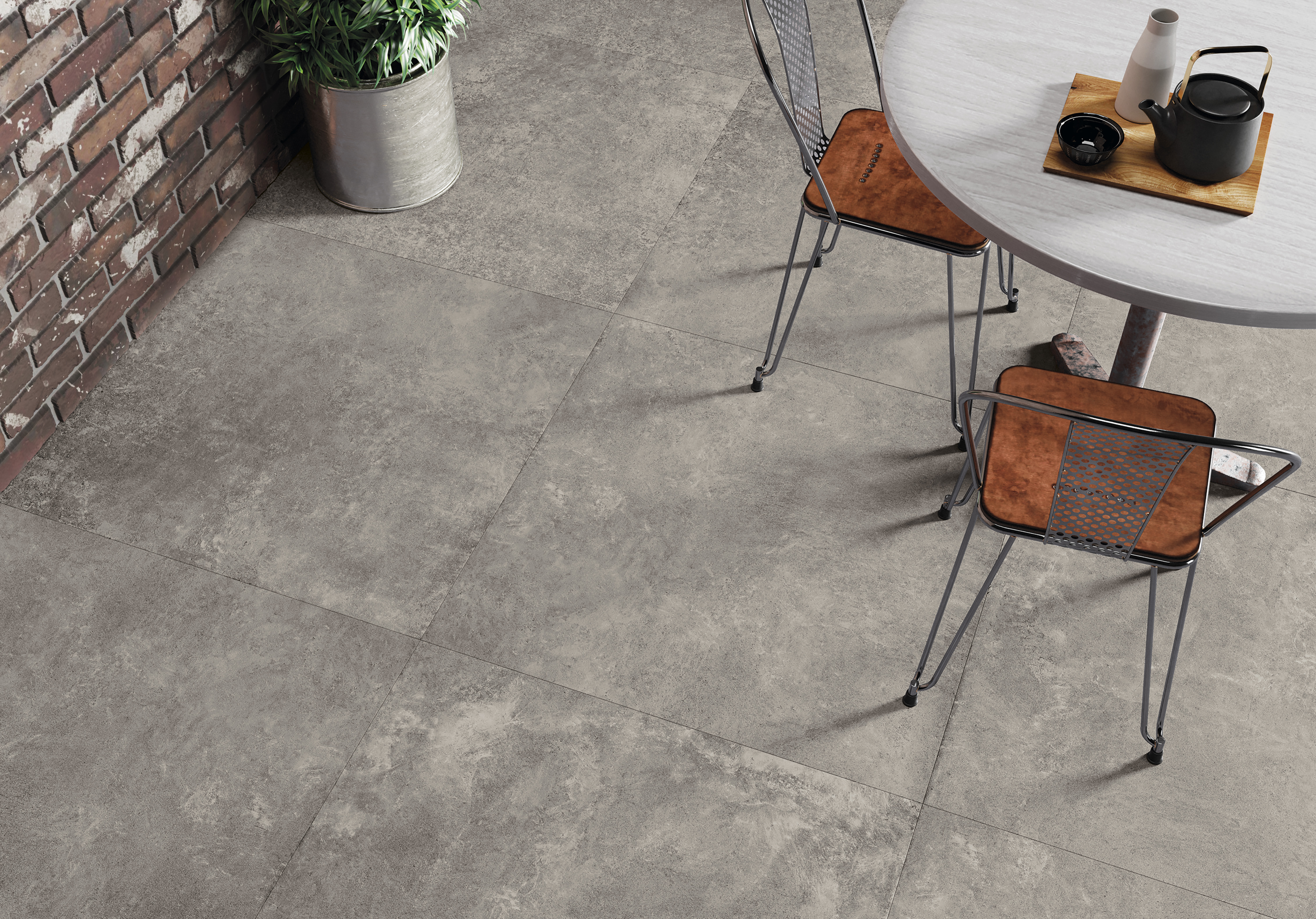 Grunge Porcelain в интерьере