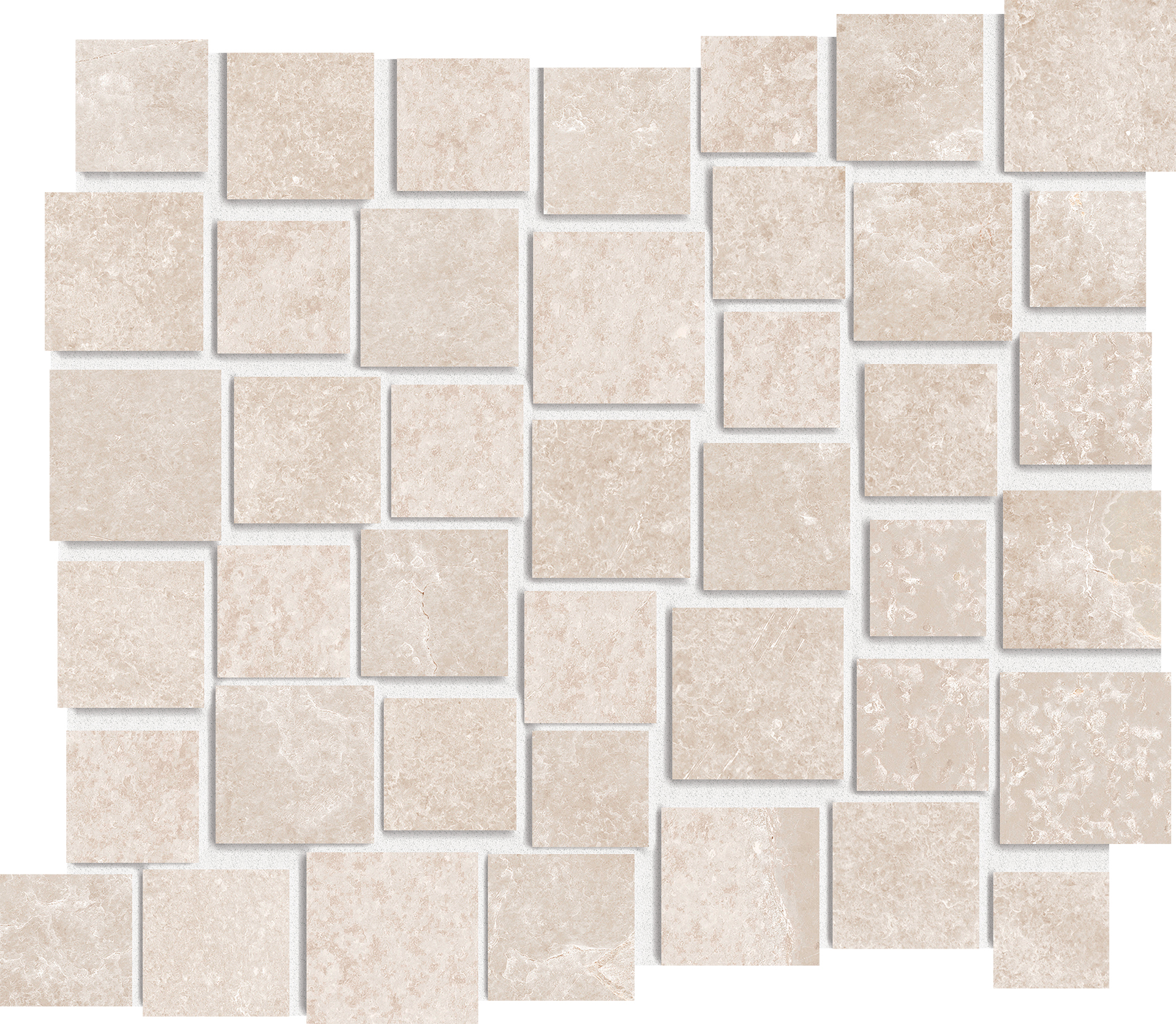 Мозаика Hot White groove penta