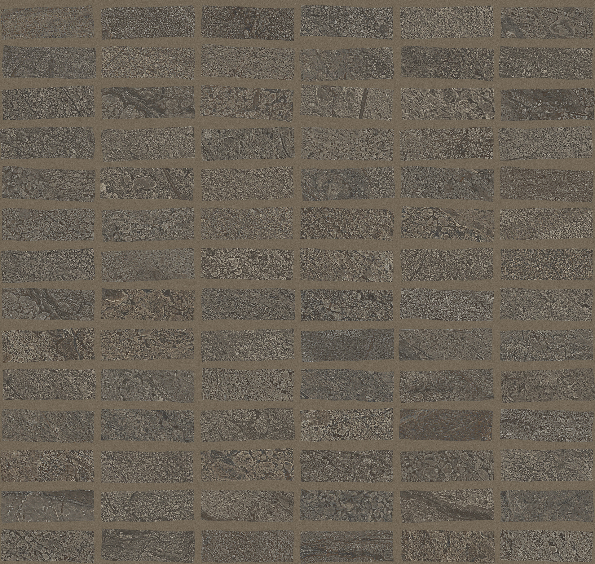 Мозаика Grigio Bruciato Spacco
