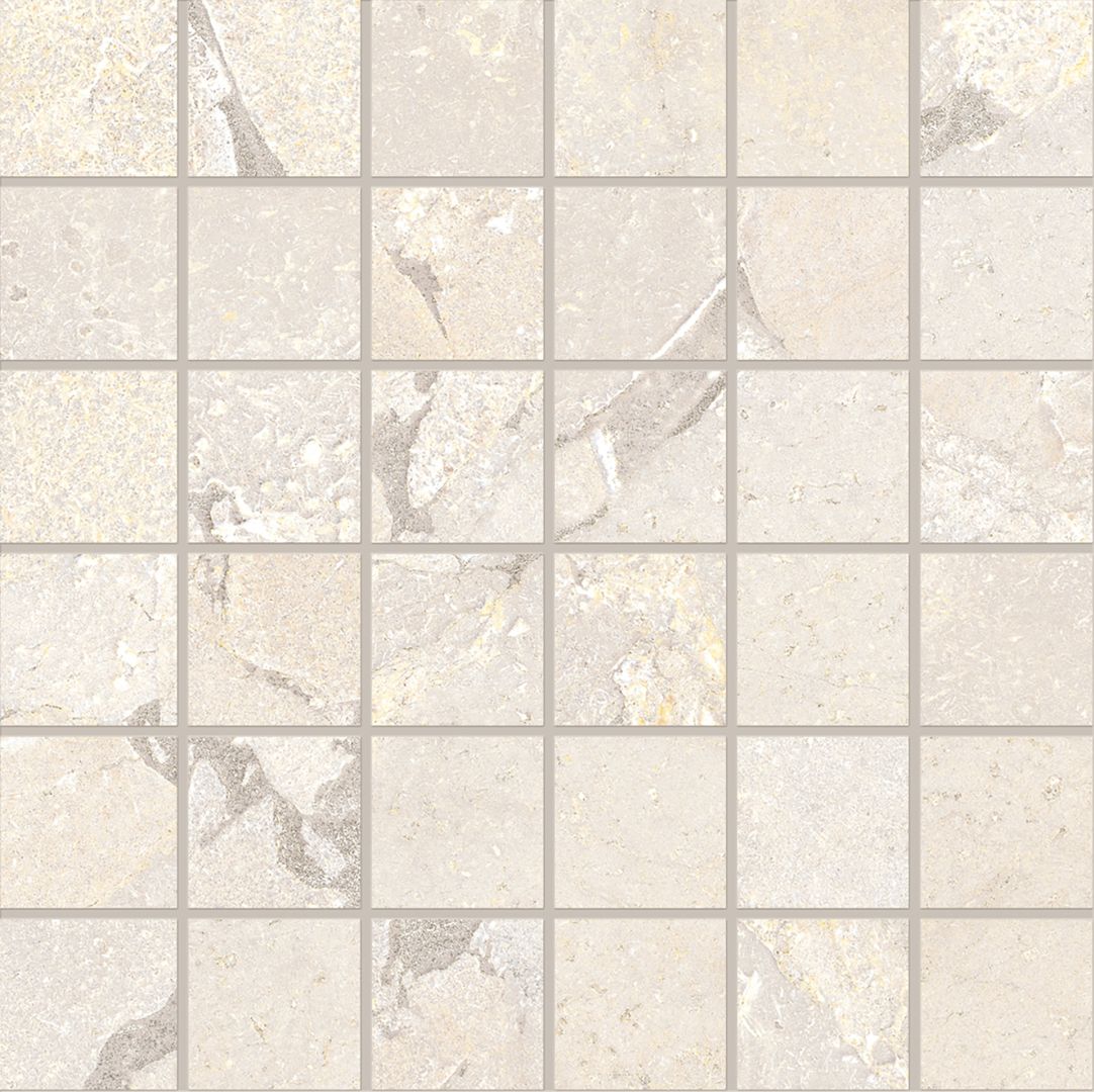 Мозаика White Infinity cobblestone