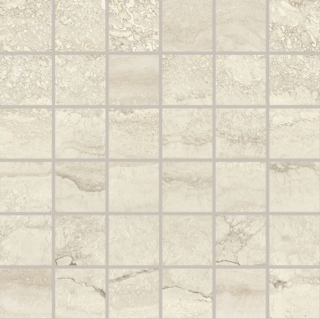 Мозаика Cream Travertine vien cut