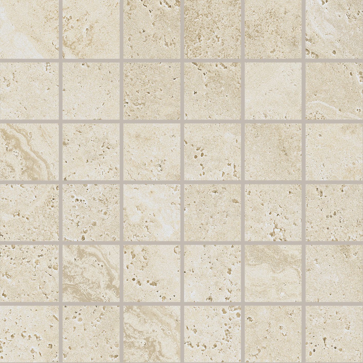 Мозаика Cream Travertine minimal cut