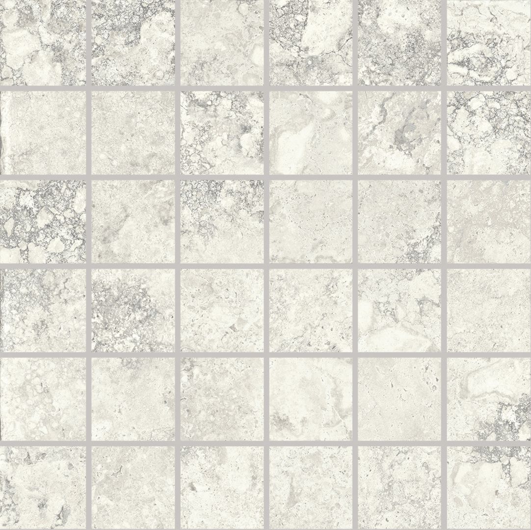 Мозаика White Travertine ancient cut