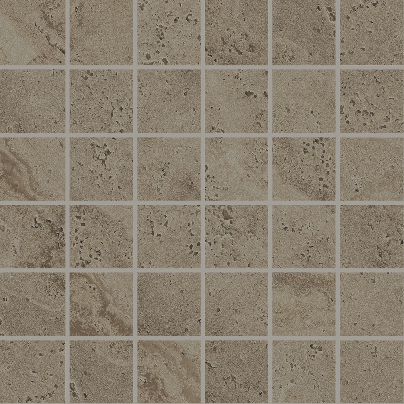 Мозаика Chocolate Travertine minimal cut chiocolate