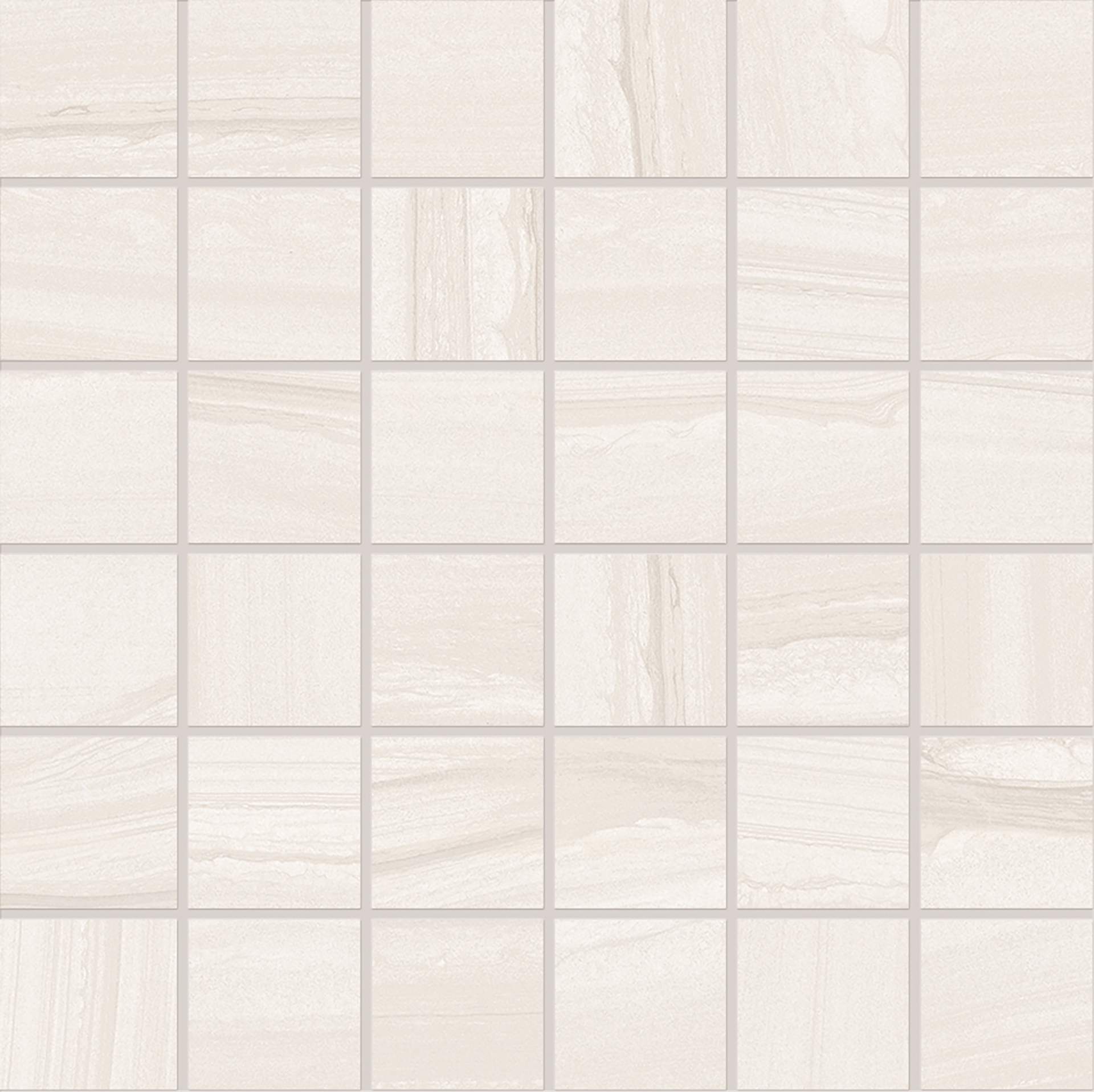 Мозаика White varana stone vein cut