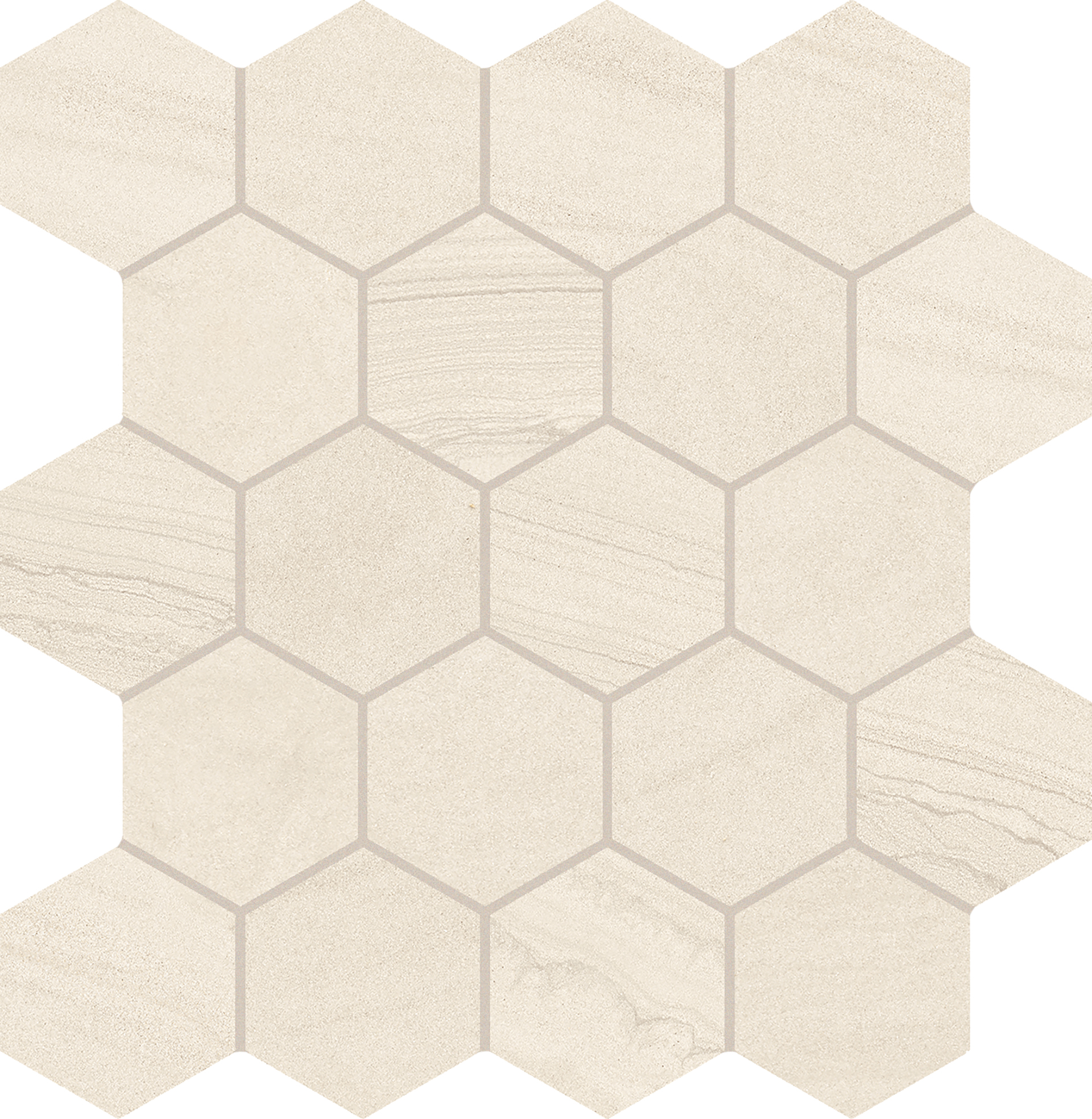 Мозаика Beige Varana stone cross cut hexagon
