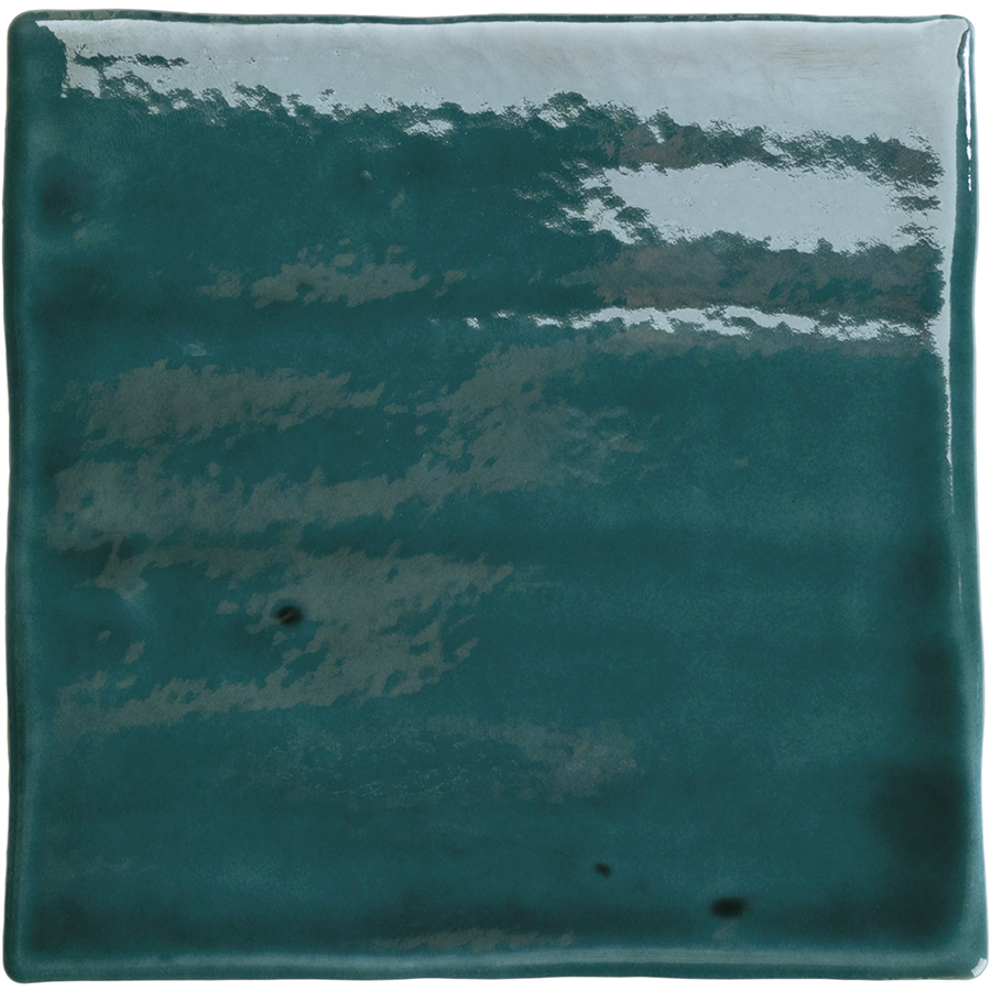 Керамогранит Roots S Teal 11×11 см - коллекция Abbey Stone, WOW Design