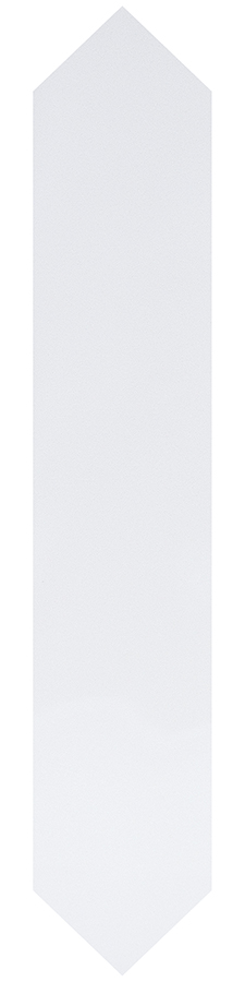 Керамика Crayon White Глянцевая 4.3×24.5 см - коллекция Gradient, WOW Design