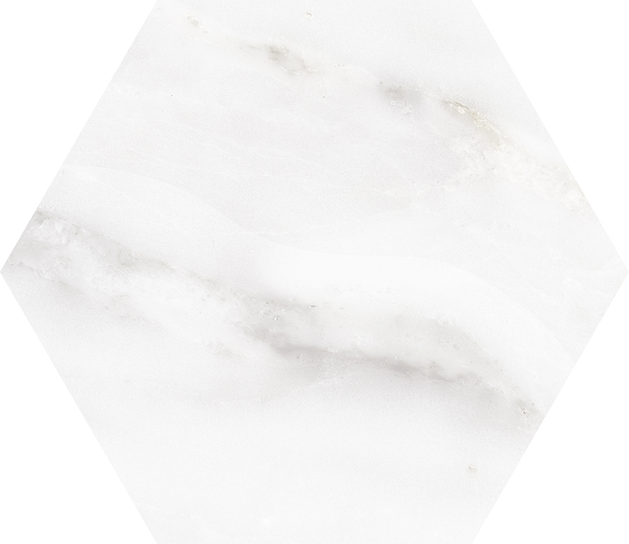 Керамогранит Calacatta Hexagon Calacatta 20×23 см - коллекция Love Affairs, WOW Design