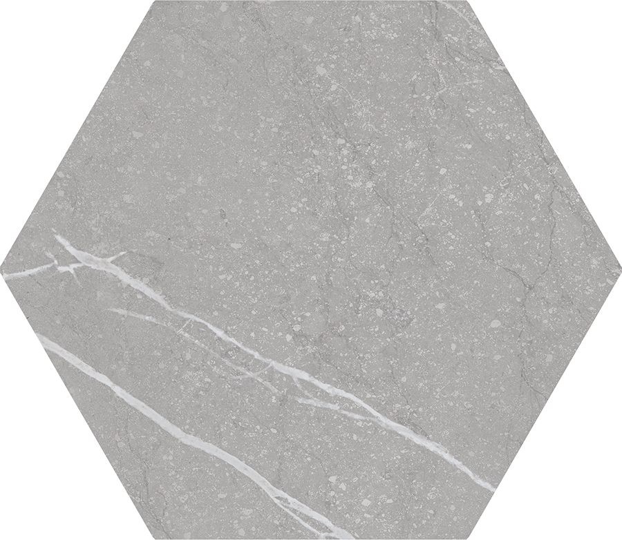 Керамогранит Petra Hexagon Grey 20×23 см - коллекция Love Affairs, WOW Design