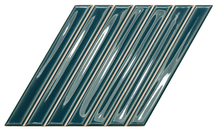Керамика Spike Bars B Peacock Blue 15×25.9 см